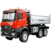 Image de Amewi Mercedes-Benz Arocs Camion télécommandé 6 x 6 1:14 RTR Rouge, modèle de Camion télécommandé