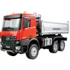 Image de Amewi 22684 Mercedes-Benz Arocs Kipper 6x6 rot 1:14 électrique Modèle fonctionnel RC prêt à fonctionner (RtR)