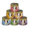 Image de KITTY Cat Paté Mix 1, 6 x 200 g, nourriture humide pour chat dans un paquet d'essai, nourriture pour chat sans céréales avec taurine, huile de saumon et moule aux orles vertes, aliment complet à haute