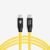 Image de Cobra Tether Câble USB-C à USB-C 5m Débit 10 Gbit/s Jaune
