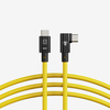 Image de Cobra Tether Câble USB-C à USB-C 90° 10m Débit 10 Gbit/s Jaune