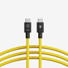 Image de Cobra Tether USB-C à USB-C 10m Débit 10 Gbit/s Jaune Soldes été 2026