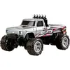 Image de Amewi gris brushed 1:64 Auto RC électrique Monstertruck propulsion arrière prêt à fonctionner (RtR) 2,4 GHz avec accu et câble de charge, avec effet lumineux