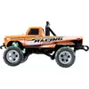 Image de Amewi orange brushed 1:64 Auto RC électrique Monstertruck propulsion arrière prêt à fonctionner (RtR) 2,4 GHz avec effet lumineux, avec accu et câble de charge