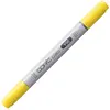 Image de COPIC Ciao Y06, Yellow, marqueur twin avec une pointe moyenne et une pointe pinceau