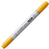 Image de COPIC Ciao Y17, Golden Yellow, Twin Marker avec une pointe moyenne et une pointe pinceau