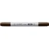 Image de COPIC Ciao E29, Burnt Umber, marqueur twin avec une pointe moyenne et une pointe pinceau