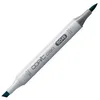 Image de COPIC Ciao BG49, Duck Blue, Twin Marker avec une pointe de largeur moyenne et une pointe « brush ».