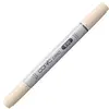 Image de COPIC Ciao E50, Egg Shell, marqueur twin avec une pointe moyenne et une pointe pinceau