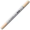 Image de COPIC Ciao E53, Raw Silk, Twin Marker avec une pointe de largeur moyenne et une pointe « brush ».