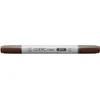 Image de COPIC Ciao E77, Maroon, Twin Marker avec Une Pointe Moyenne et Une Pointe Brush