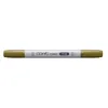 Image de COPIC Ciao Y28, Lionet Gold, Twin Marker avec une pointe de largeur moyenne et une pointe Brush