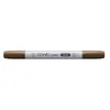 Image de COPIC Ciao E25, Caribe Cocoa, marqueur twin avec une pointe moyenne et une pointe pinceau