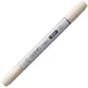 Image de COPIC Ciao E41, Pearl White, Twin Marker avec une pointe moyenne et une pointe pinceau