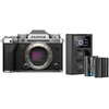 Image de Fujifilm X-T5 Argent Boitier nu + 2 batteries suppl. + chargeur duo 120  de remise
