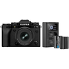 Image de Fujifilm X-T5 Noir + 16-50mm + 2 batteries suppl. + chargeur duo 100  remboursés par Fujifilm