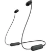 Image de Sony WI-C100 Écouteurs sans Fil Bluetooth - Jusqu'à 25 Heures d'autonomie - Microphone intégré pour Les appels téléphoniques - Compatible Assistants vocaux - Noir