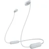 Image de Sony WI-C100 Écouteurs sans Fil Bluetooth - Jusqu'à 25 Heures d'autonomie - Microphone intégré pour Les appels téléphoniques - Compatible Assistants vocaux - Blanc
