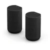 Image de Sony SA-RS5 - Enceintes arrière Satellites sans Fil avec Batterie intégrée, Noir (Compatible avec Serie A)