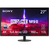 Image de Sony INZONE M9II 27" 4K Ultra HD PC Gaming Monitor: 2160p Resolution - 160Hz Refresh Rate - 1ms GTG - DCI-P3 95% Spectrum - Full Array LED - G-Sync - Adaptive Sync - VRR, Black