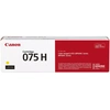 Image de Canon 075 H Cartouche de toner 1 pièce(s) Original Jaune 075 hy