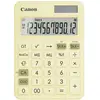 Image de Canon LS-125KB-PYL Calculatrice de poche jaune pastel Ecran: 12 à pile(s), solaire (l x H x P) 106 x 25 x 147 mm