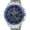 Image de Casio chronographe Montre-bracelet EFR-552D-1A2VUEF (L x l x H) 53 x 47 x 12.3 mm argent-bleu Matériau du boîtier=acier inoxydable Matériau (bracelet)=acier