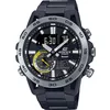 Image de Casio Montre Quartz Homme 52.00mm avec Cadran Noir analogique et Bracelet en Plastic/Resin Bracelet Noir ECB-40DC-1AEF