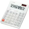 Image de Casio DE-12E-WE Calculatrice de bureau blanc Ecran: 12 à pile(s), solaire (l x H x P) 140 x 188 x 35 mm