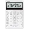 Image de CASIO MS-200DQ Calculatrice de Bureau compacte avec façade en Aluminium, Blanche