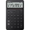 Image de CASIO JW-200DQ Calculatrice de Bureau de Taille Moyenne, avec façade en Aluminium, Noire