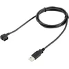 Image de SHIMANO Câble Carga 1700MM EWEC300 Accessoires et pièces de rechange pour vélos, Unisexe-Adultes, Multicolore, Taille unique