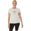 Image de Asics Fujitrail Logo Short Sleeve Top Femme Beige