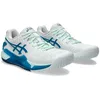 Image de ASICS 1042A208-102 Gel-Resolution 9 Femme White/Teal Blue EU 36