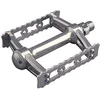 Image de MKS (Mikashima Seisakusho) Sylvan Gordito Pédale de vélo, argent, 3,7 x 3,3" (94 x 85 mm) (PDL20601)