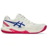 Image de ASICS Femme Gel-Dedicate 8 Sneaker, Crème Darl Cobalt, 36 EU