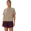 Image de Asics Nagino Run Ss Top Femme Beige
