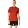 Image de Asics Road Seamless Ss Top Homme Rouge