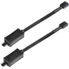 Image de SilverStone SST-CPF05 - 2x 10cm câble de réduction de la vitesse du ventilateur PWM, manchonné noir