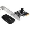 Image de SilverStone SST-ES02-PCIe - Télecommande sans-fil 2.4G pour allumer/redémarrer l'ordinateur, Le haut-parleur PC intégré, PCIe