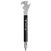 Image de Topeak PedalBar Pro 15400214 Clé à pédale en Aluminium/Acier/Composite Noir/argenté Clé Plate Double Face 15 mm Différentes rainures 32 x 6,2 x 2,4 cm
