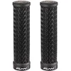 Image de Funn Holeshot Poignées de Vélo de Montagne avec Serrage Unique, Diamètre Intérieur de 22 mm, Poignées de Guidon de Vélo Résistantes aux Extrémités Durcies (Noir)