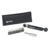 Image de Granite Rocknroll TQ Torque Ratchet Bike Tool Kit, Kit Multifonction pour Vélo avec 10 Embouts d'Outils et une Tige d'Extension, Kit d'Outils de Serrage de Couple Portable pour VTT (Noir)