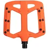 Image de Funn Taipan Pédales de Vélo en Thermoplastique Renforcé de Fibre de Verre avec Axes CrMo de 9/16 Pouces et Broches Confortables pour Les Tibias pour VTT/BMX/Urbain/Gravier (Orange)