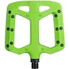 Image de Funn Taipan Pédales de Vélo en Thermoplastique Renforcé de Fibre de Verre avec Axes CrMo de 9/16 Pouces et Broches Confortables pour Les Tibias pour VTT/BMX/Urbain/Gravier (Vert)