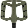 Image de Funn Taipan S Pédales De Vélo en Thermoplastique Renforcé De Fibres De Verre avec Axes en CrMo De 9/16 Pouces pour VTT/BMX/Urbain/Gravel, Adaptées Aux Jeunes, Enfants Et Adolescents (Vert Olive)