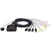 Image de Aten CS22H 2-Port USB 4K HDMI Cable KVM Switch with Remote Port Selector