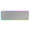 Image de MARSGAMING MMPRGB2S XXL, Tapis de Souris RGB 12 Modes, 2 USB 2.0, Blanc Argenté