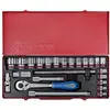 Image de KING TONY 4028SRA Coffret de Douilles Pouces et Accessoires, Set de 24, 1/2"