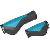 Image de T-one Ripple Ergo Poignée de guidon Noir/bleu 130 + 90 mm